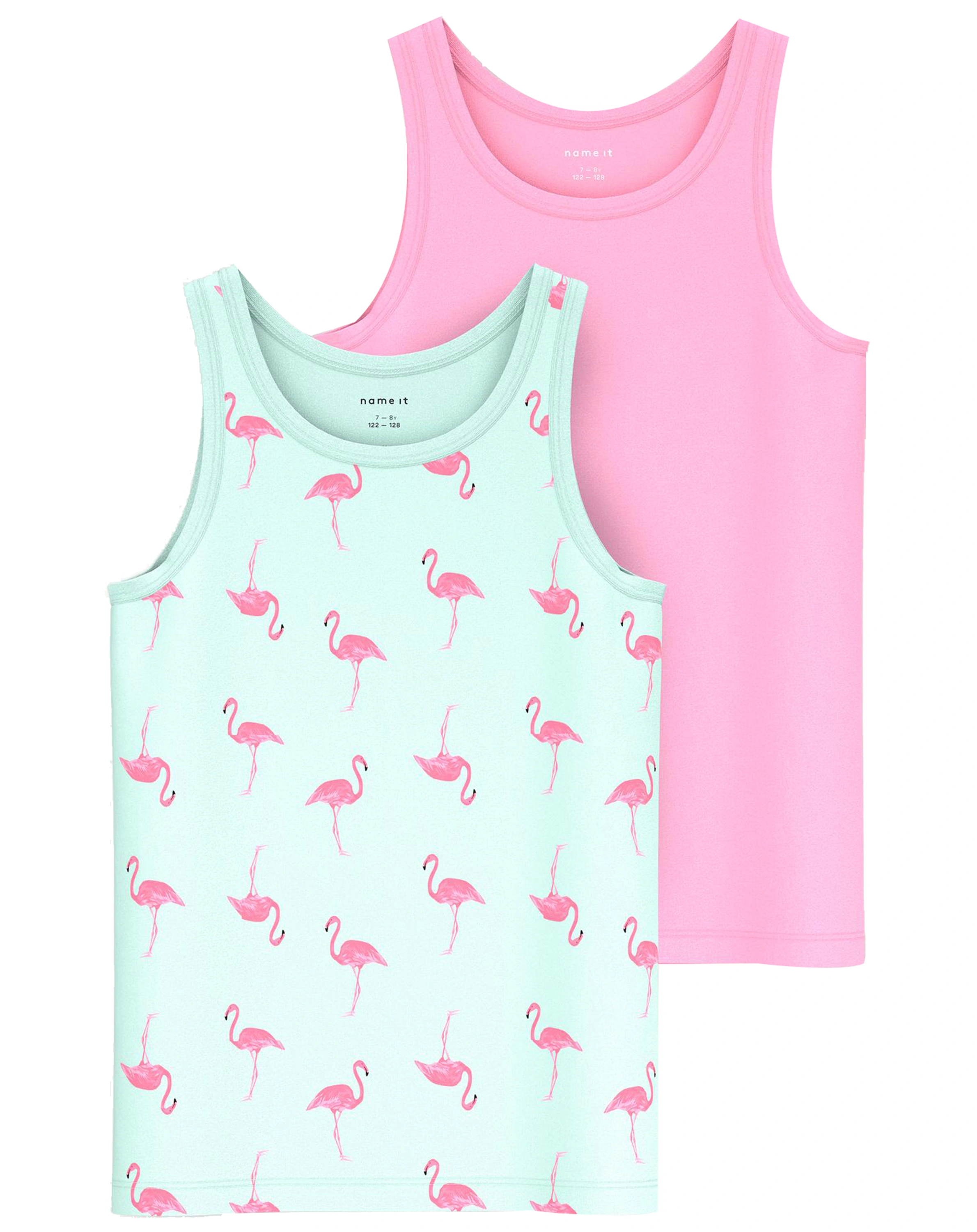 Unterhemd NMFTANK - FLAMINGO 2er Pack in glacier