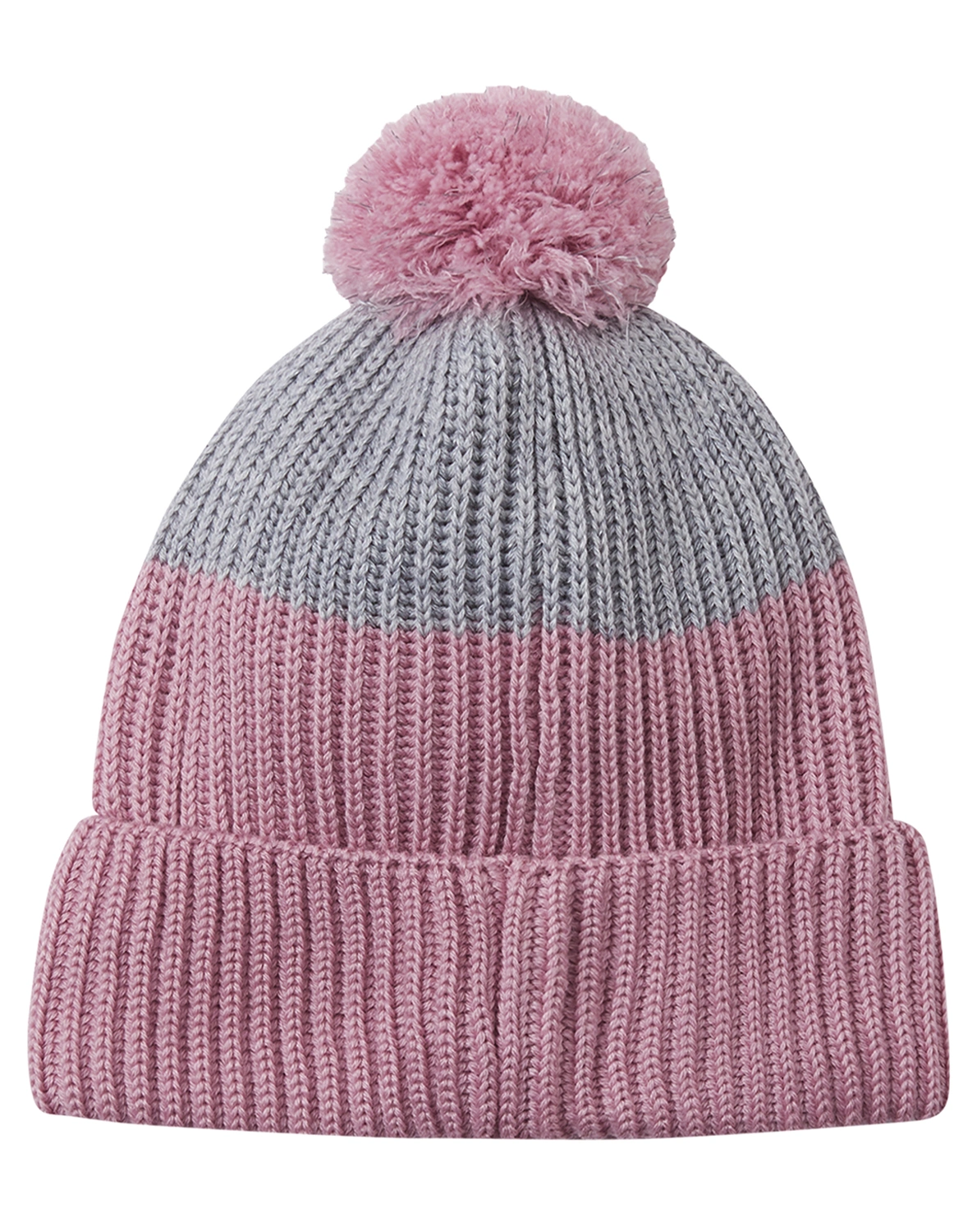 Strickmütze PILKE in grey pink