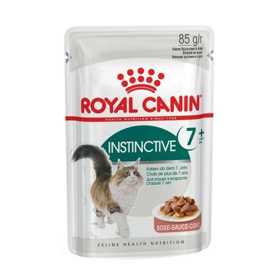 Bouchées sauce chat de 7 à 12 ans Insctinctive 7+ 12x85g