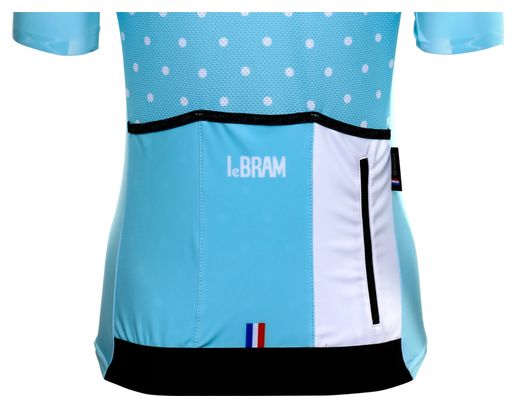Maillot Manches Courtes Femme Lebram Bleine Bleu Coupe Ajustée
