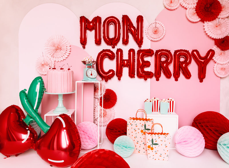 Folie Ballon Letter Q Rood Leeg 35cm