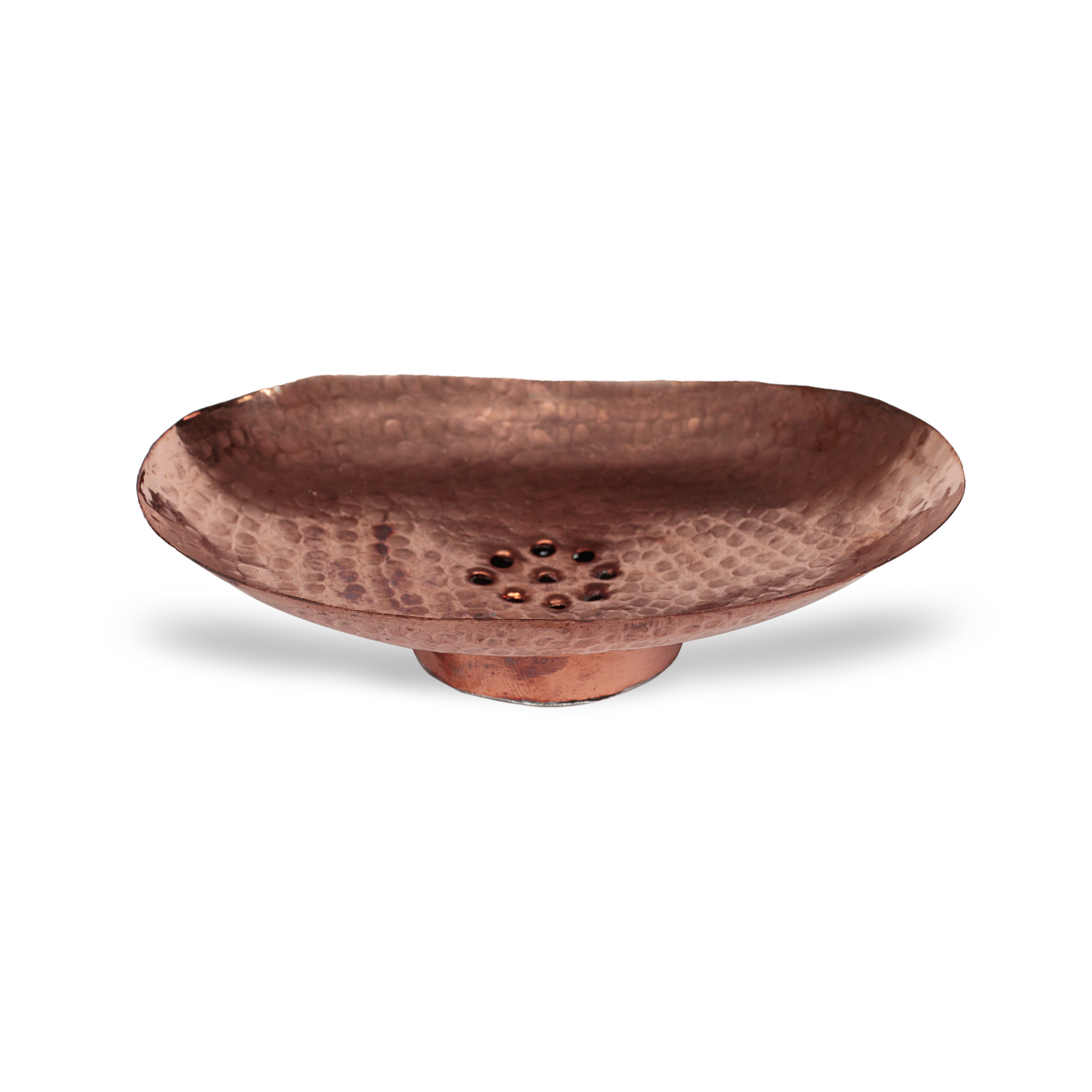 Seifenschale oval, kupfer, B 13 cm, L 8 cm, H 2 cm von fischer's lagerhaus
