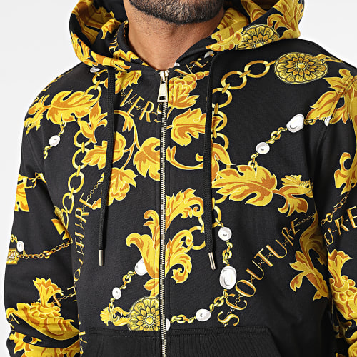 Sweat Capuche Zippé Print 75GAI3Z0 Noir Renaissance