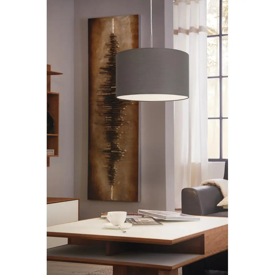 EGLOPasteri-Hanglamp-Ø38cm-Nikkel-Mat-Antraciet-Bruin