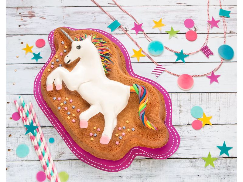 Städter Backform Elly das Einhorn 36.5 x 21 x 6 cm Motiv-Backform