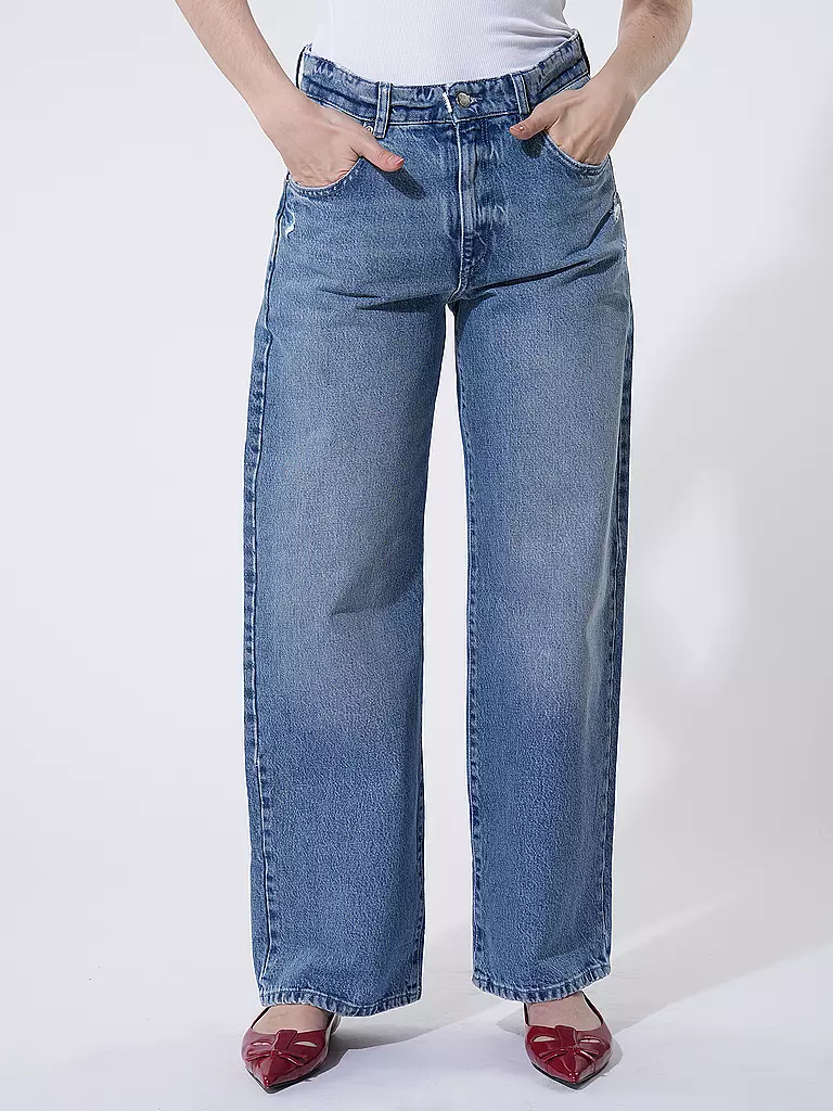 PNTS Jeans Wide Leg THE LOOSE hellblau