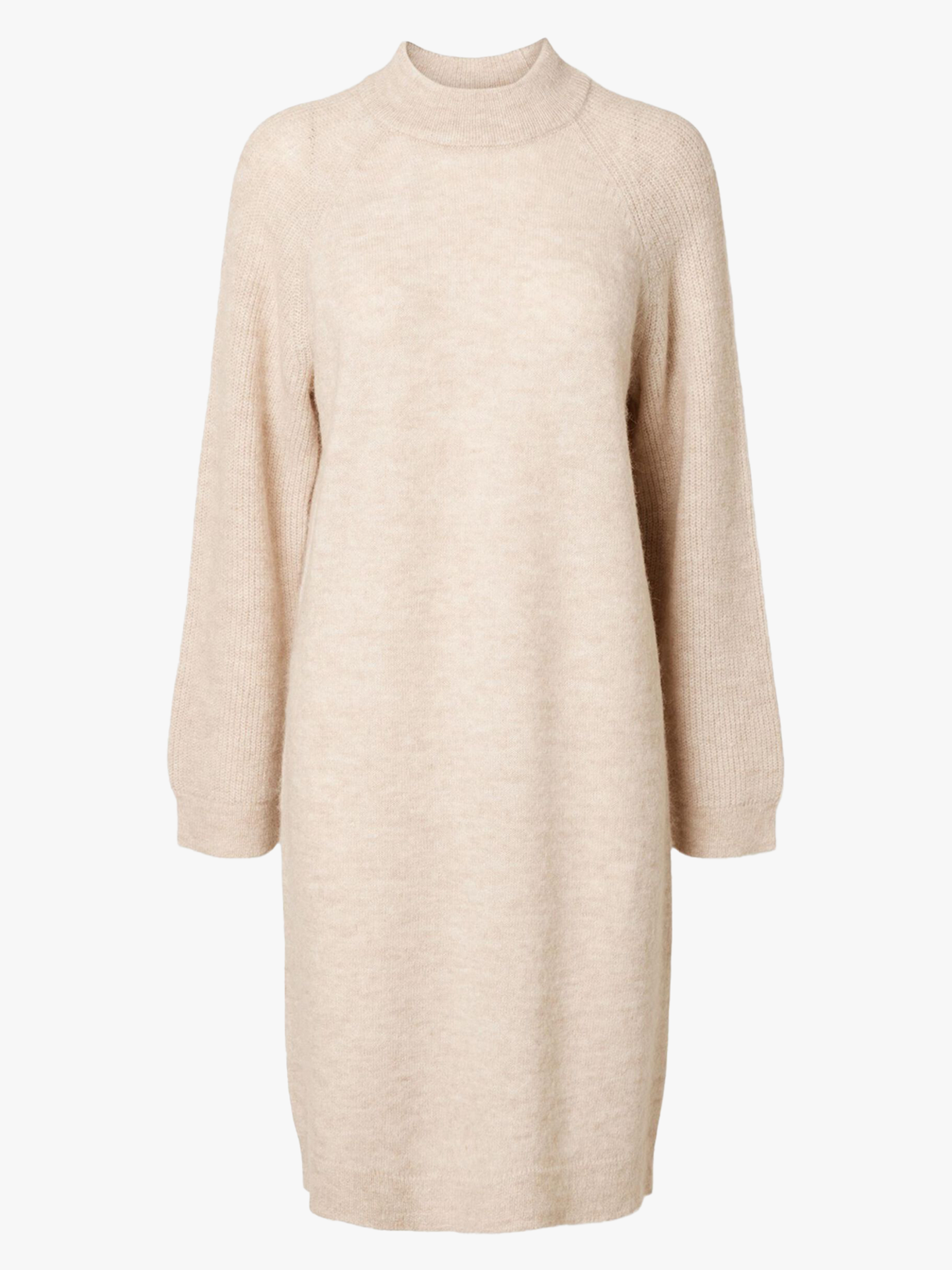 Lulu Long Sleeve High Neck Knit Dress