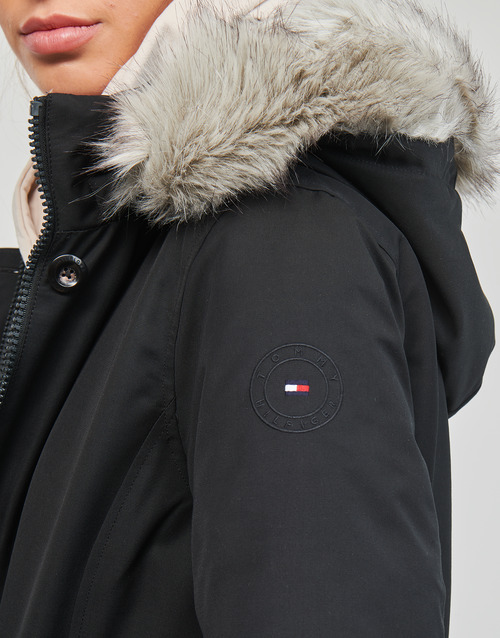 Tommy Hilfiger - PADDED PARKA WITH FUR - Noir