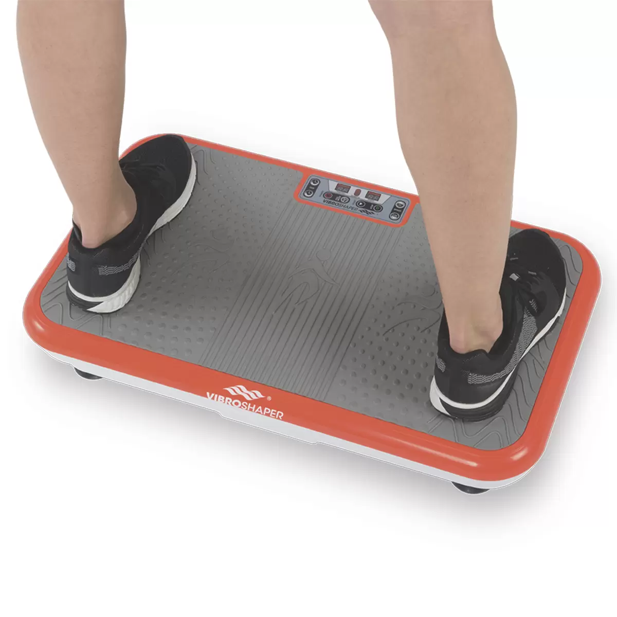 Vibrationsplatte Vibro Shaper weiss,hellgrau,orange