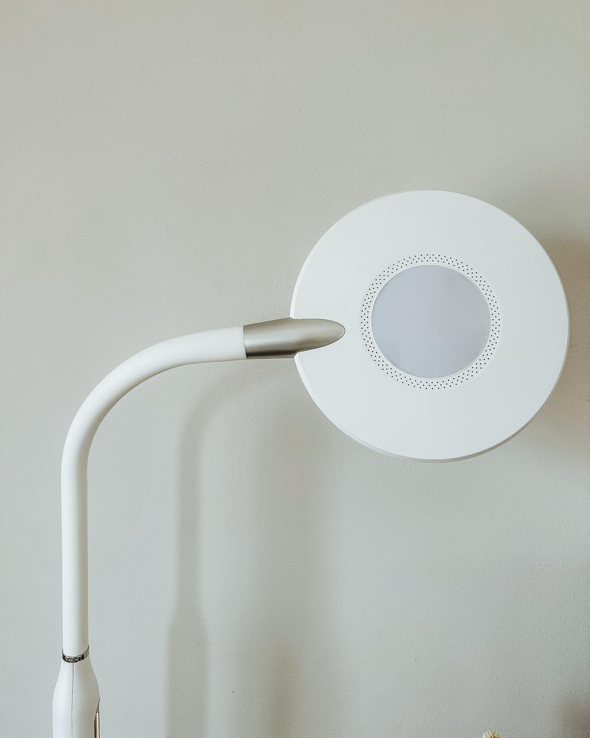 LED staande lamp CASSIOPEIA met dimmer Metaal Wit