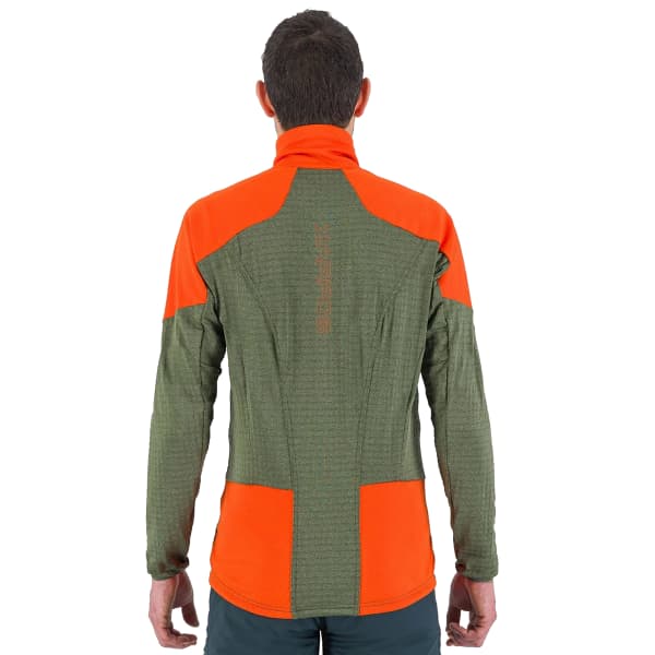 Veste polaire ski rando KARPOS PUEZ FLEECE THYME/SPICY ORNAGE