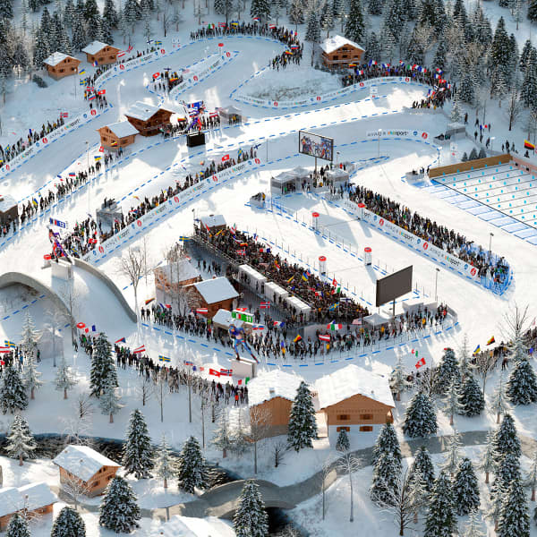 Ski de fond SWEET NOVEMBER BIATHLON CRYSTAL GLOBE-ÉDITION SPÉCIALE ANNECY-LE GRAND-BORNAND UNICOLORE