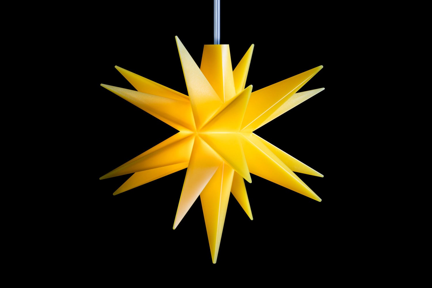 Sterntaler Decoratieve Ster | Kerstster Babyster | 18 Punten | 8cm | Binnen | LED | Werkt op batterijen | Met timer