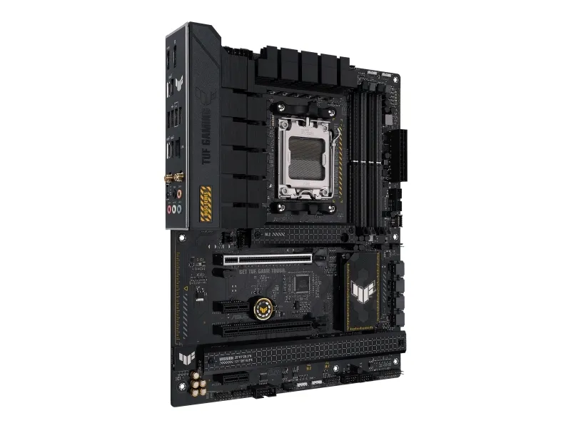ASUS TUF Gaming B650-Plus WiFi - Bundkort - ATX - Socket AM5 - AMD B650 Chipset - USB-C 3.2 Gen 2x2, USB 3.1 Gen 2, USB 3.2 Gen 2, USB-C 3.2 Gen2, USB-C 3.2 Gen 1 - 2.5 Gigabit LAN, Wi-Fi 6, Bluetooth - onboard grafik (CPU påkrævet) - HD Audio (8-kan