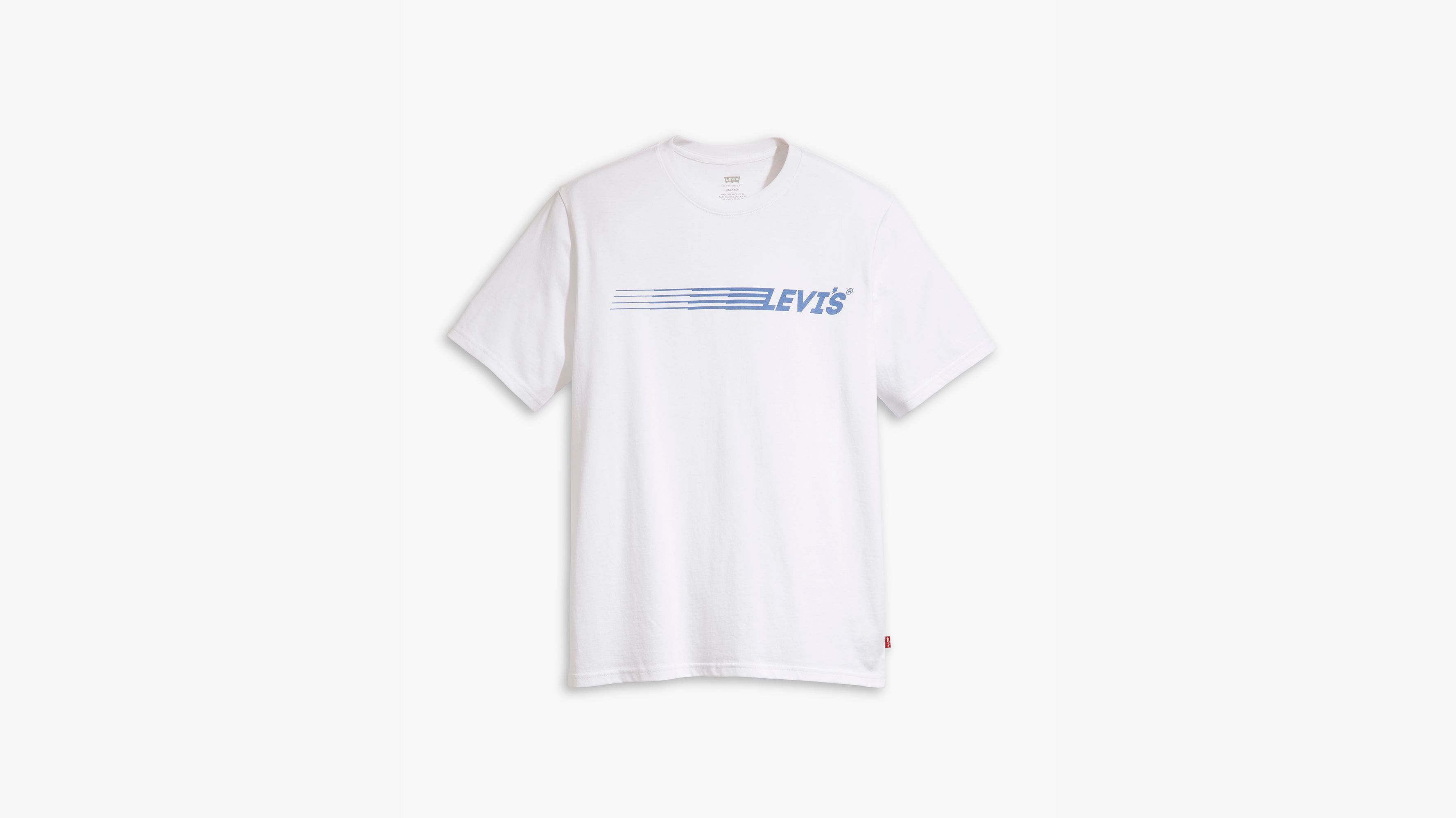 T-shirt graphique Relaxed - Motion Hl Logo White+ - Blanc