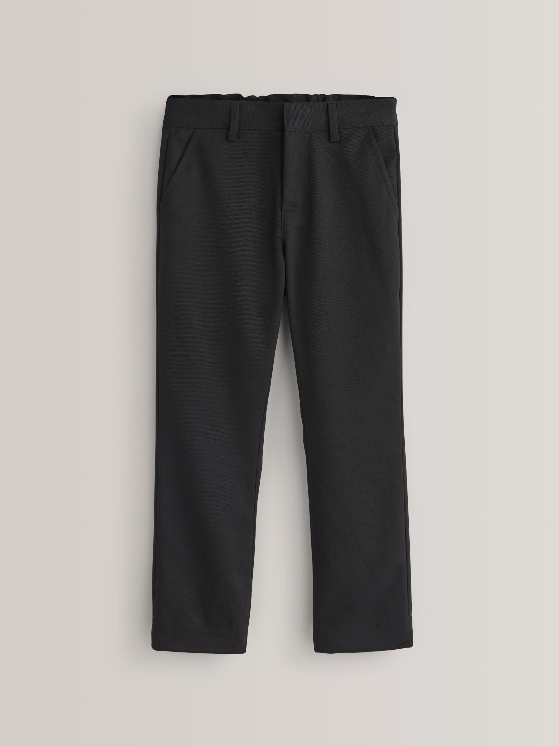 Zwart - Schoolbroek met rechte pijpen (3-17jaar)