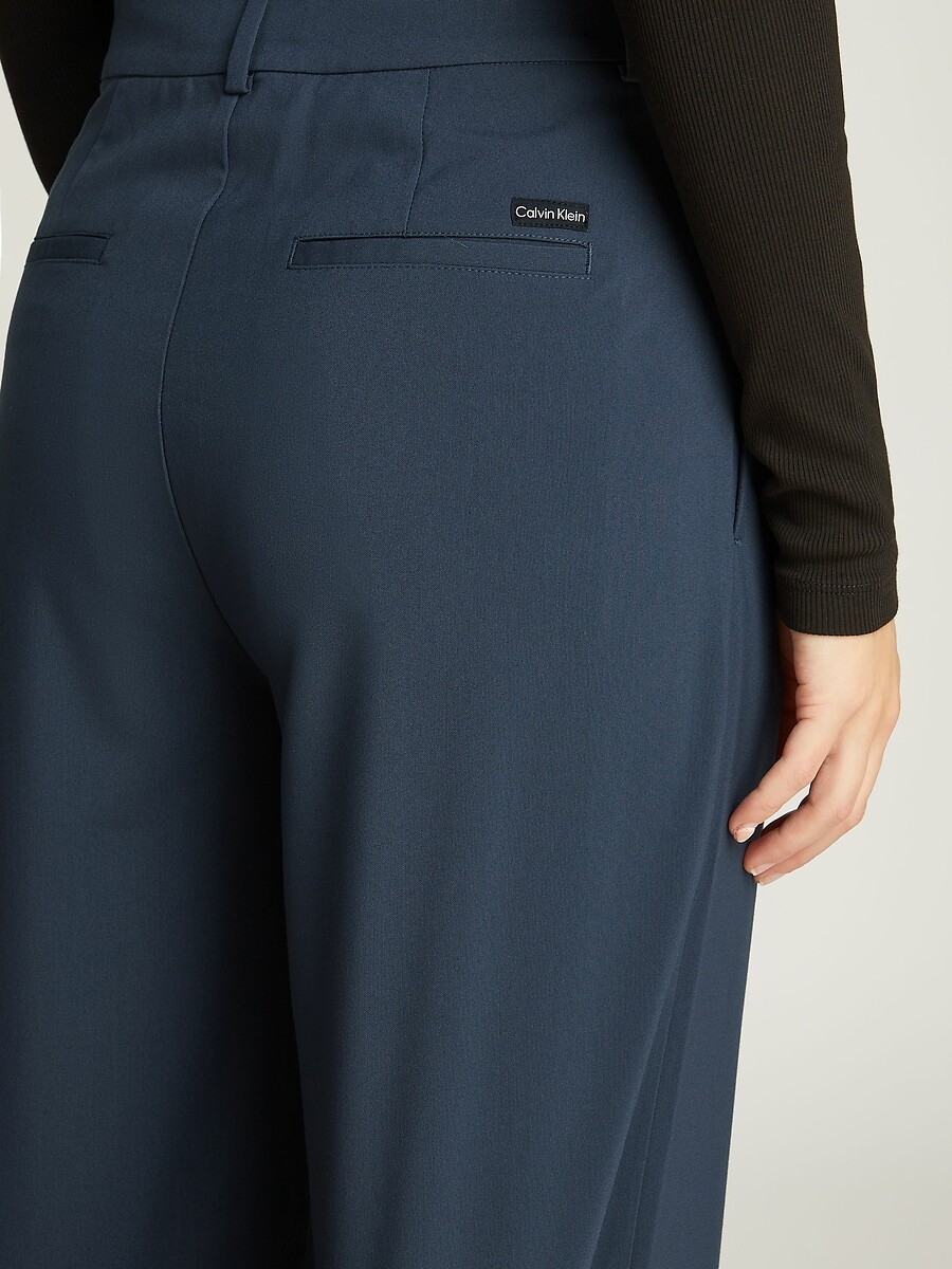CALÇA JEANS CALVIN KLEIN<br>Calças largas com pregas