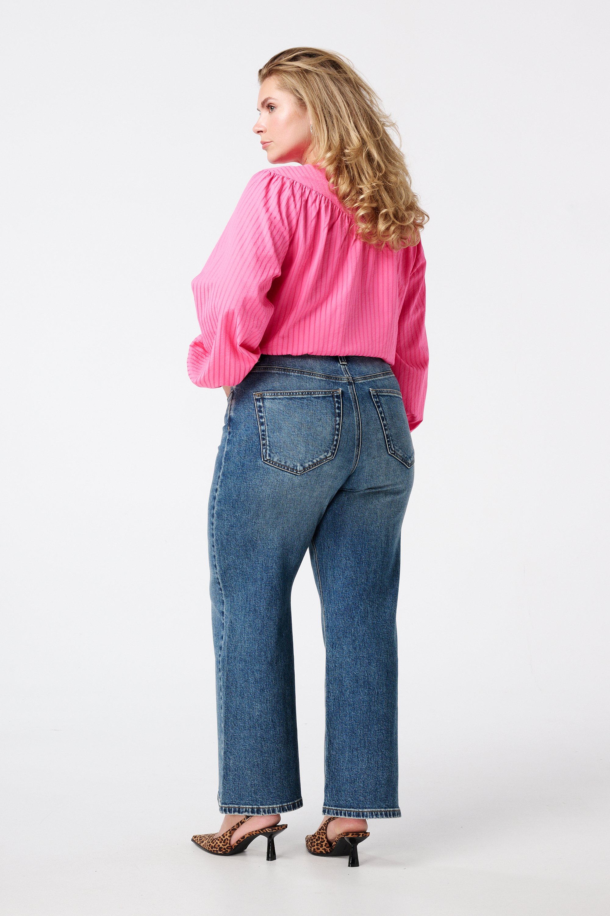 Wide leg jeans IVY Dark Denim
