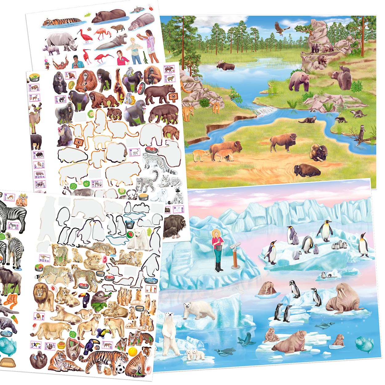 Create Your Zoo Stickerboek