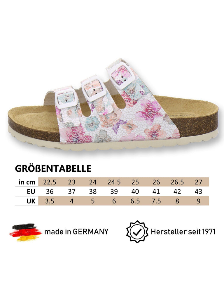 Pantoletten Damen Dreischnaller hawaii