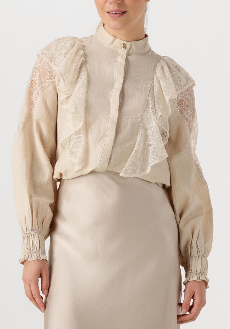 beige bruuns bazaar blouses yona shirt