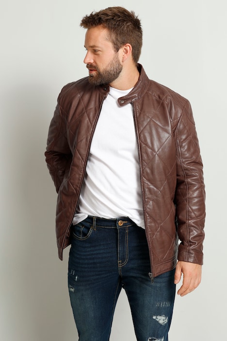 Boston Park Lederjacke, Stepp, bis 74