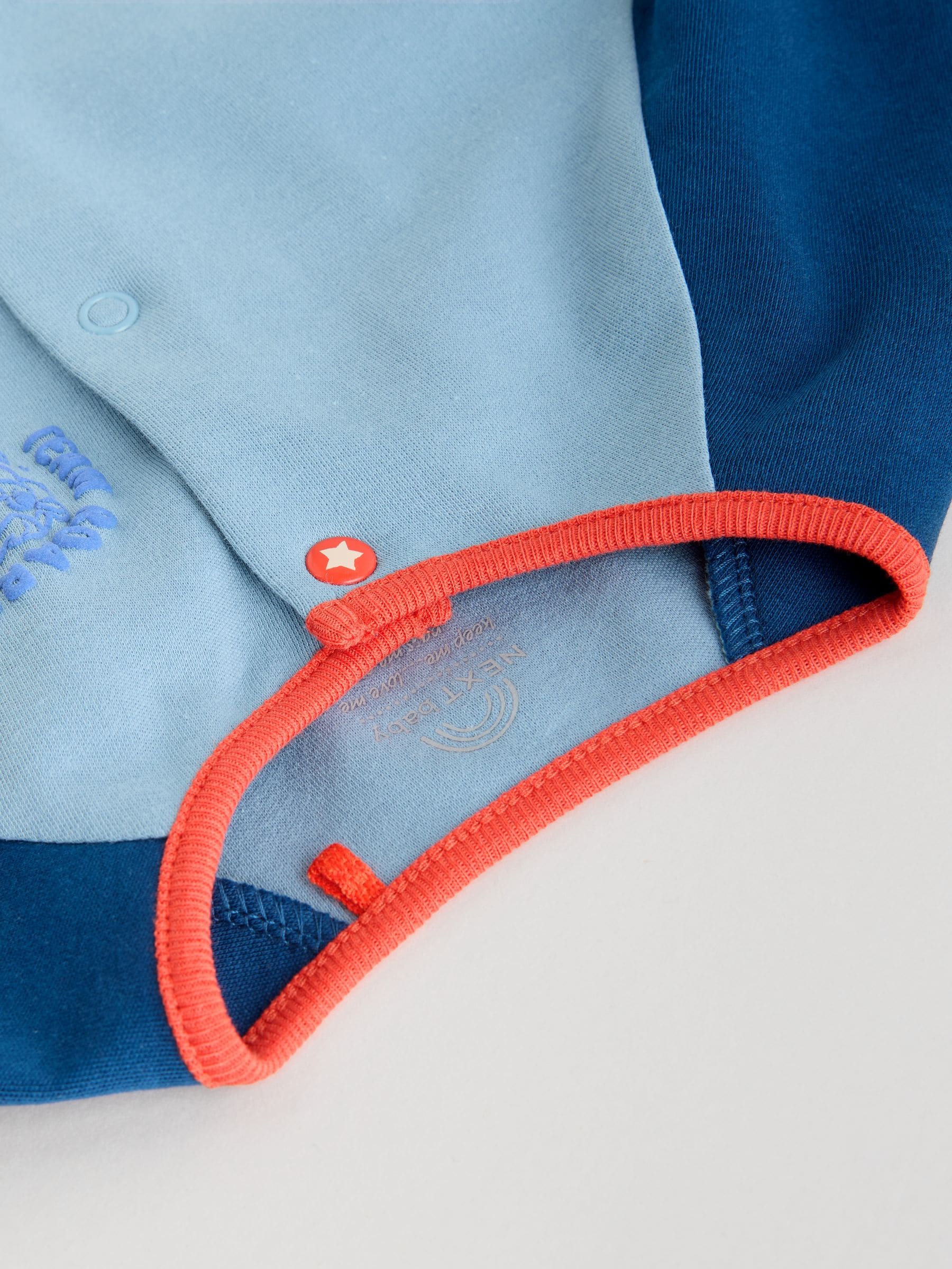 Meerkleurig collegesportstijl - Verpakking van 3 babypyjama's (0 mnd-3 jr)