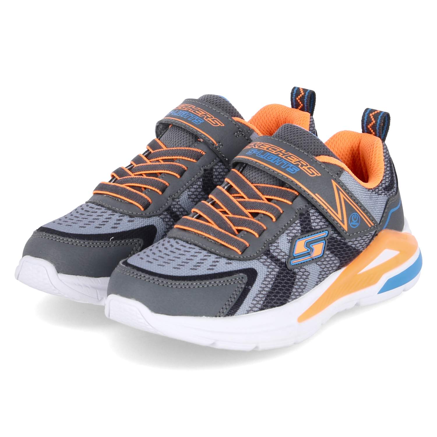 Skechers Low Sneaker TRI-NAMICS - charcoal/orange