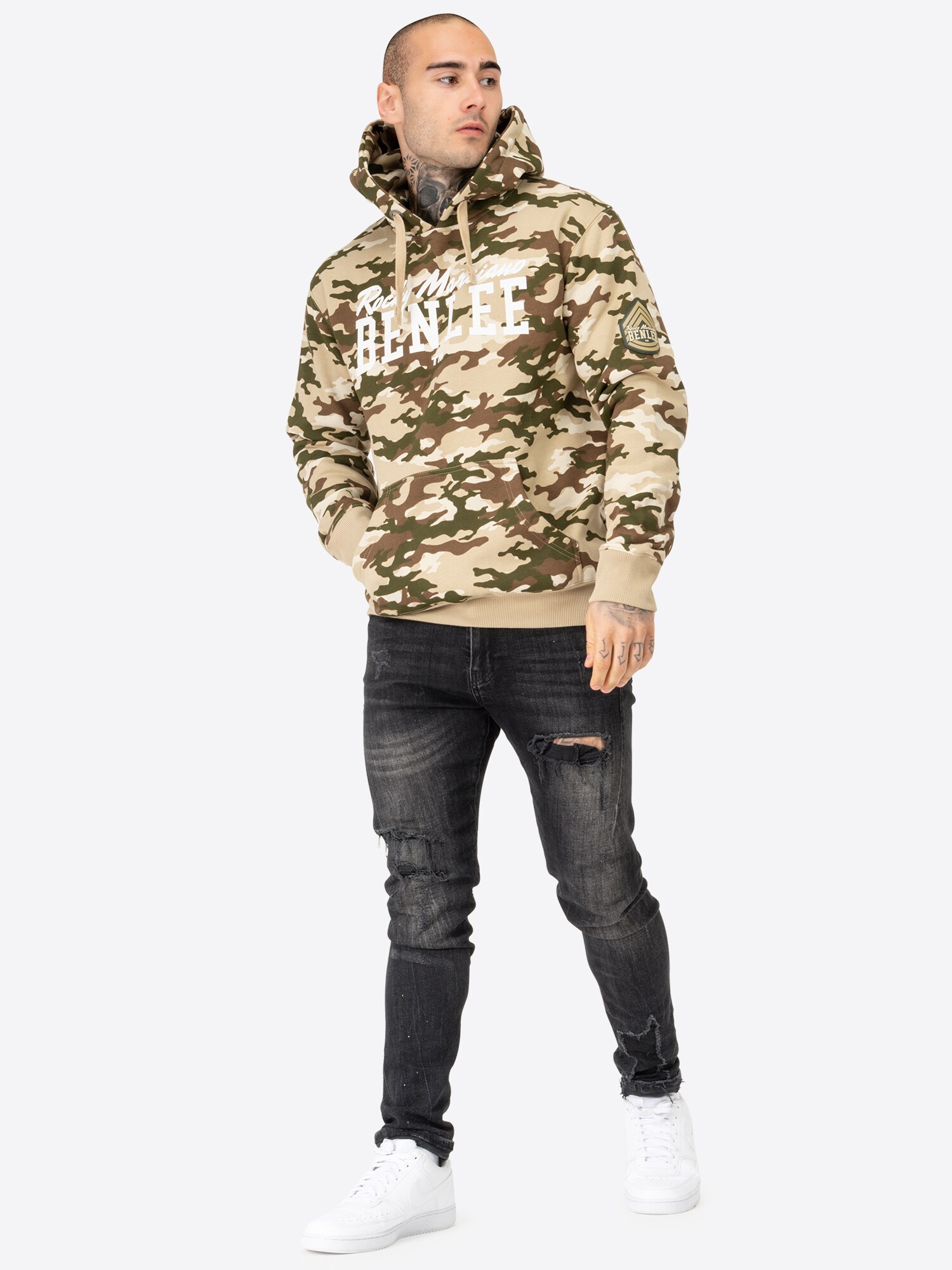 BENLEE Herren Kapuzensweatshirt normale Passform CARLYN