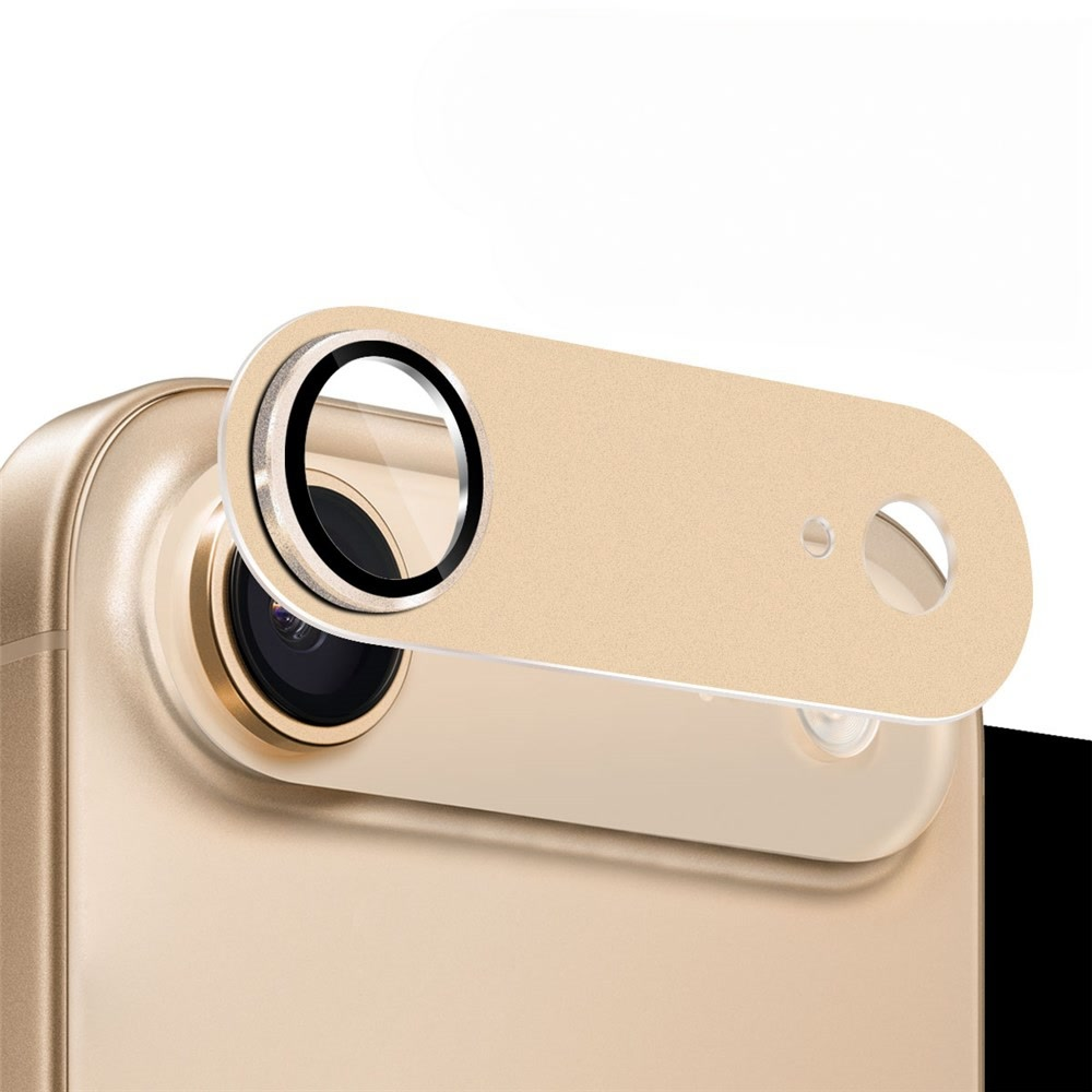 iPhone Air Kamera Objektiv Protector Vollschutz mit Panzer Glas - Roségold