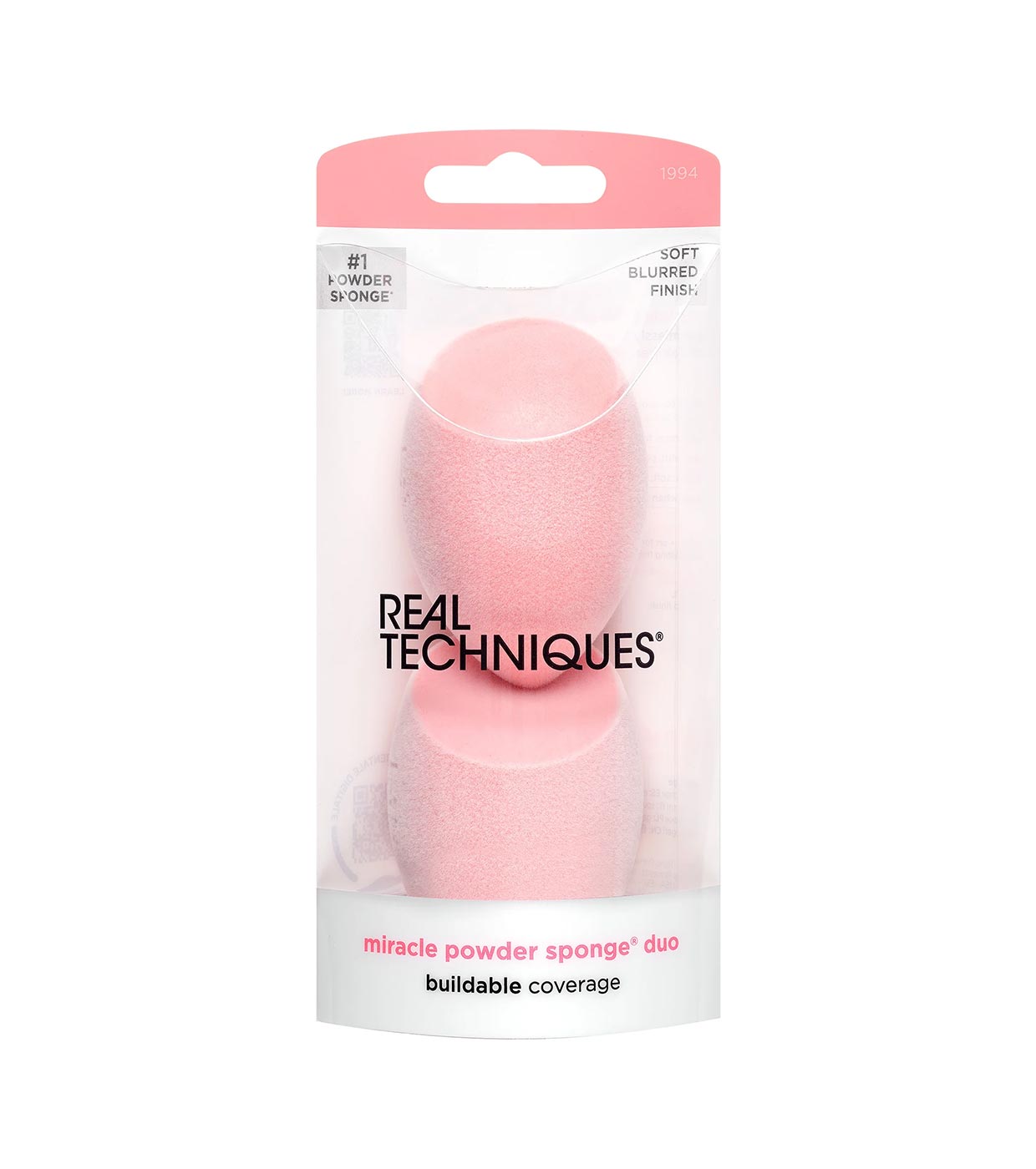 Real Techniques - Pacote de esponja de maquiagem em pó milagroso para pós