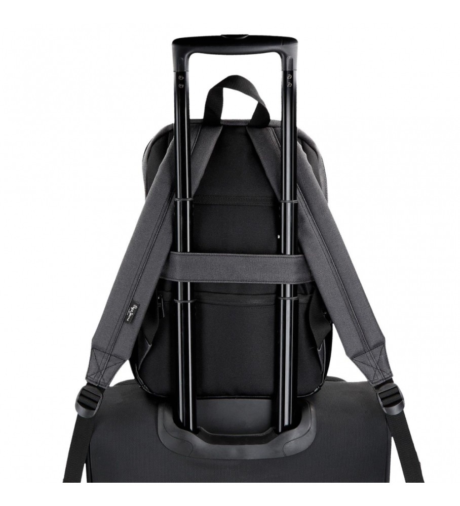 Mochila preta para laptop Pepe Jeans Grays