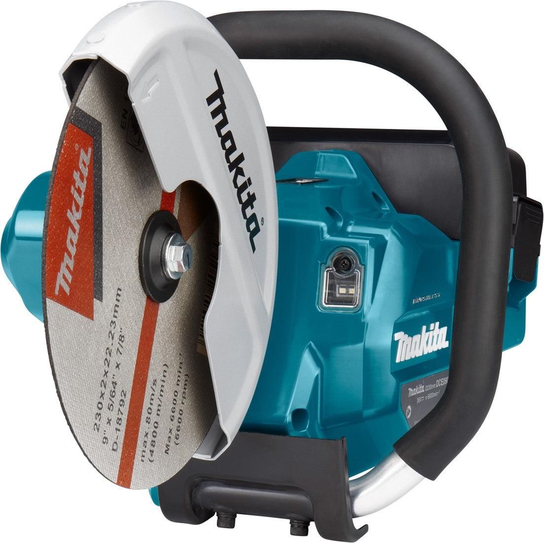 Makita DCE090T2X1 Accu Doorslijpmachine 230mm 2x18V 5.0Ah