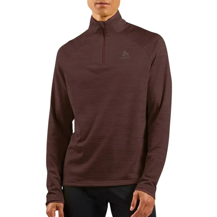 Odlo Midlayer 1/2 Zip Run Easy Shirt Heren