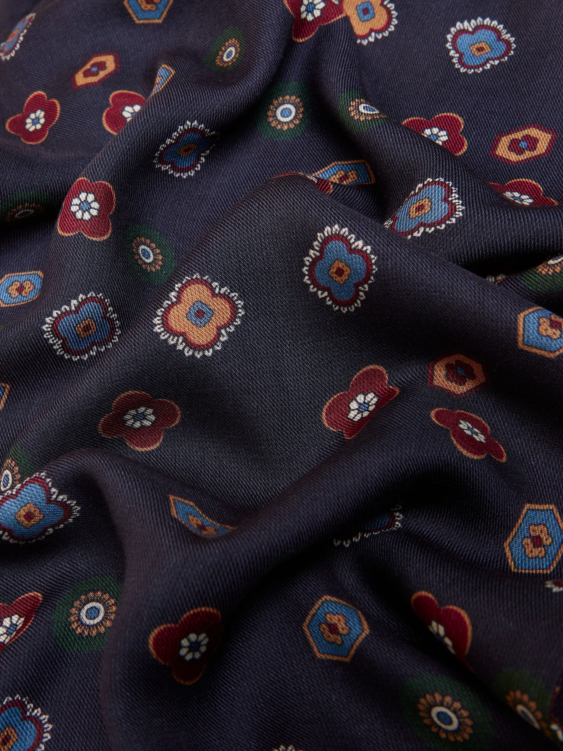 Marineblauw - Joules Mayfair Scarf