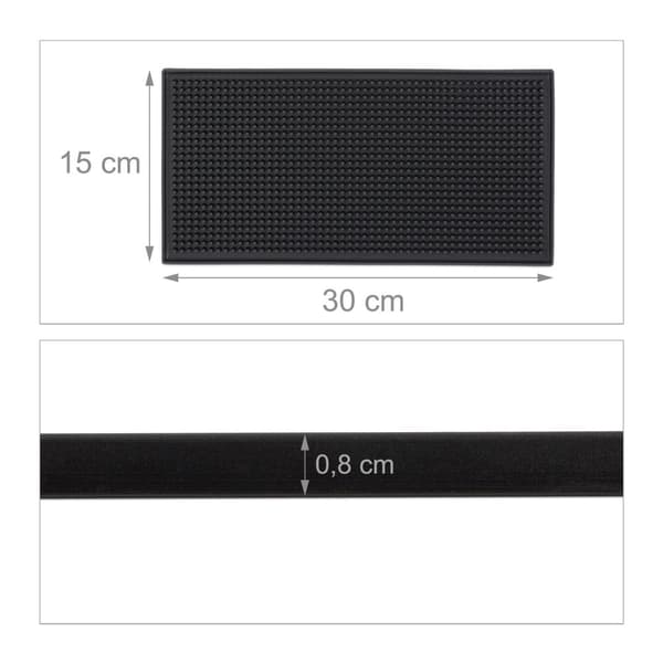 2x barmatte 30x15 cm