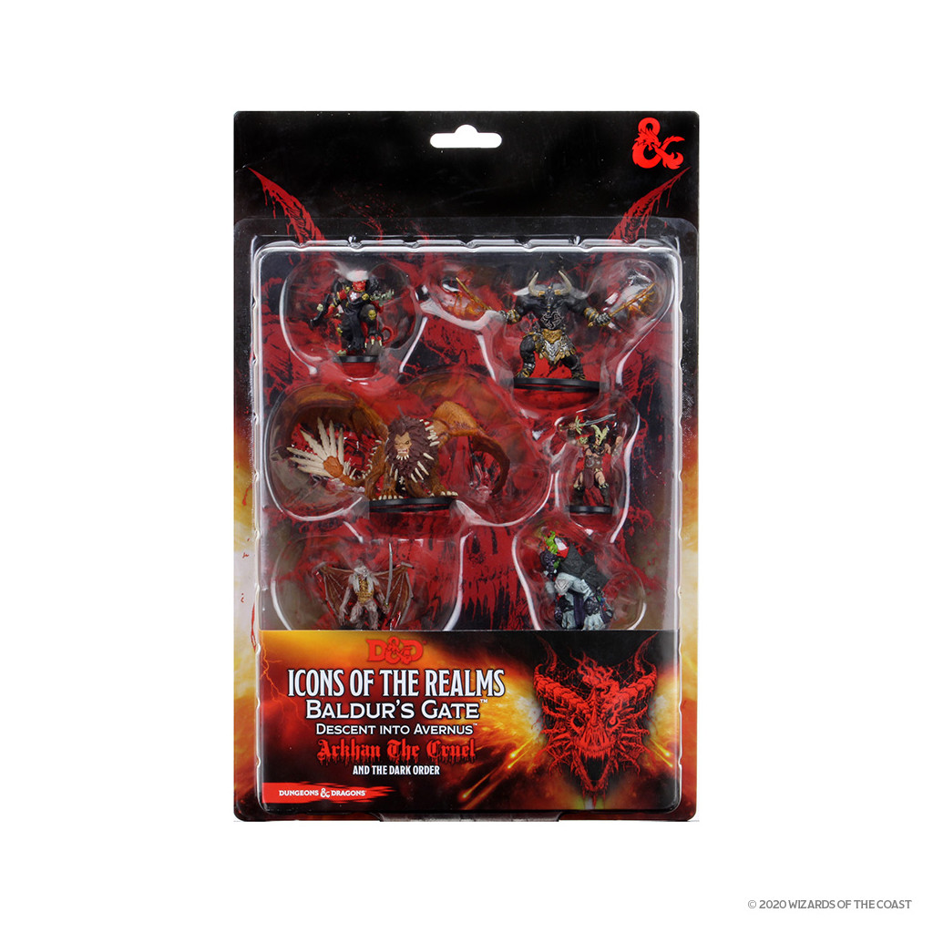 D&D Icons of the Realms Premium Figures - Arkhan the Cruel and The Dark Order