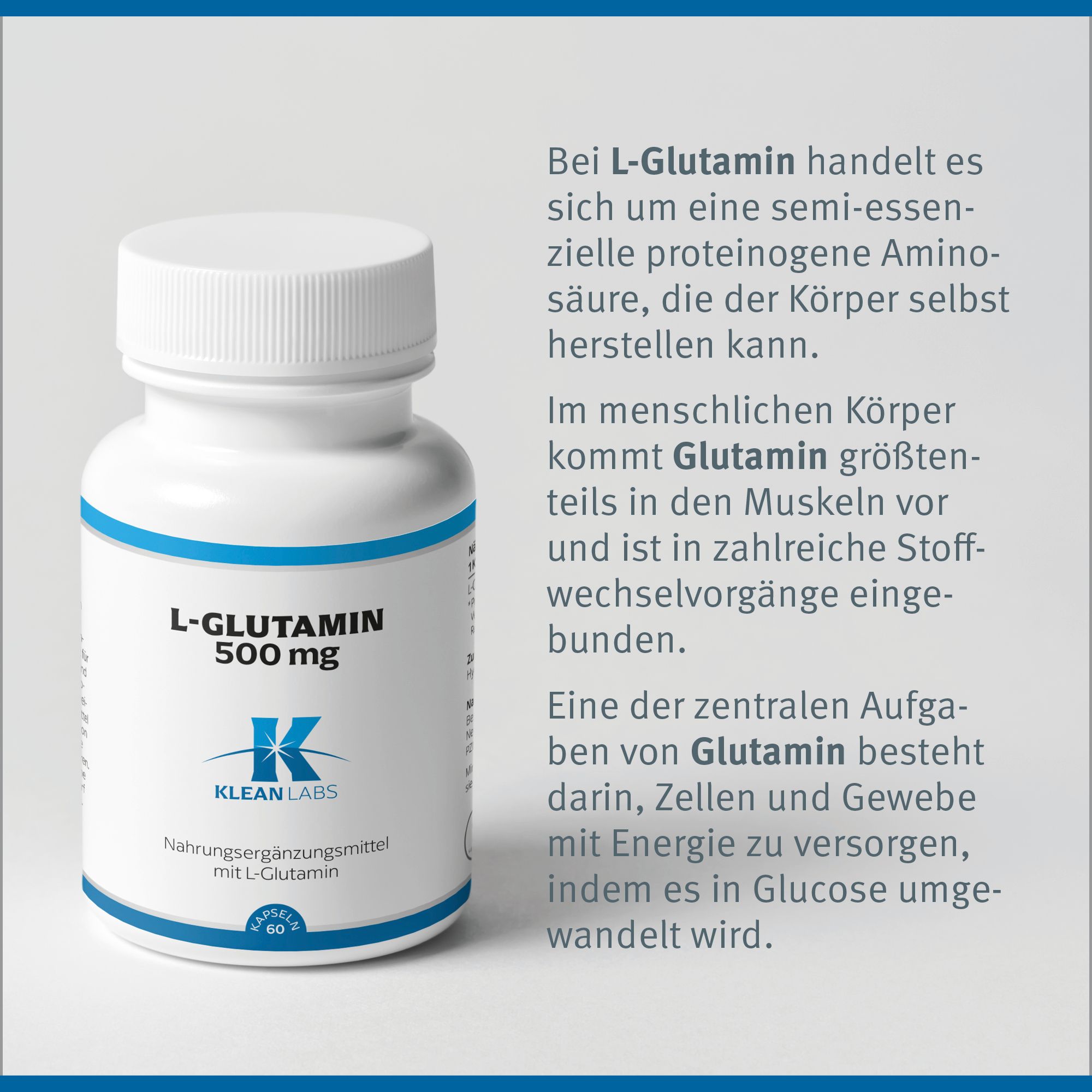 L-Glutamin 500 mg