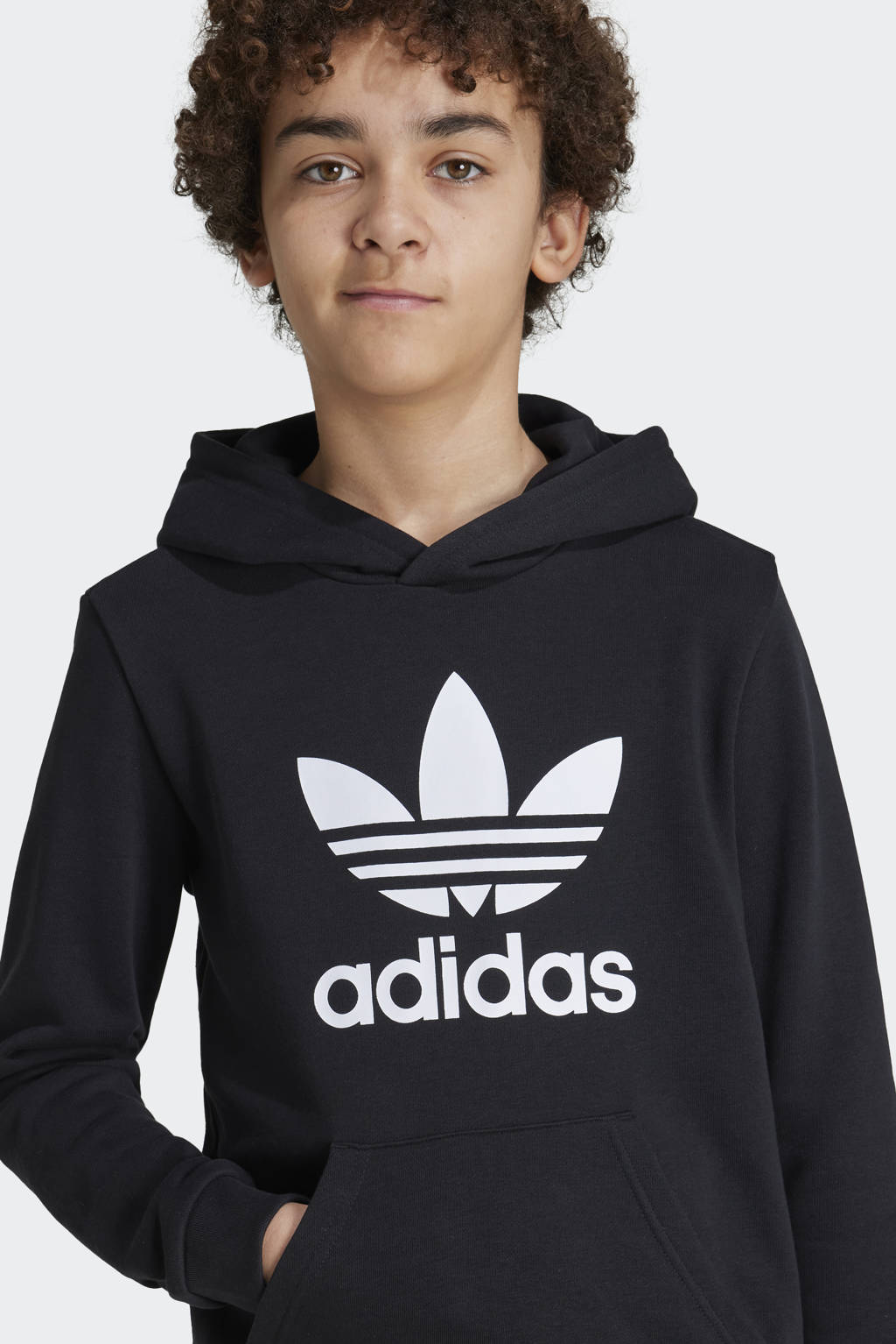 adidas hoodie Trefroil zwart