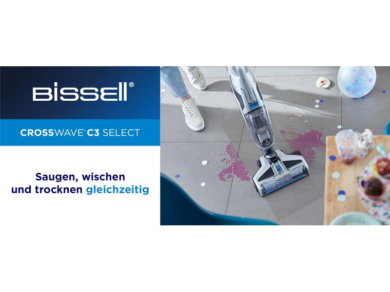 BISSELL Nass-Trockensauger CrossWave C3 Select Kabelgebundener Nass- und Trockenreiniger