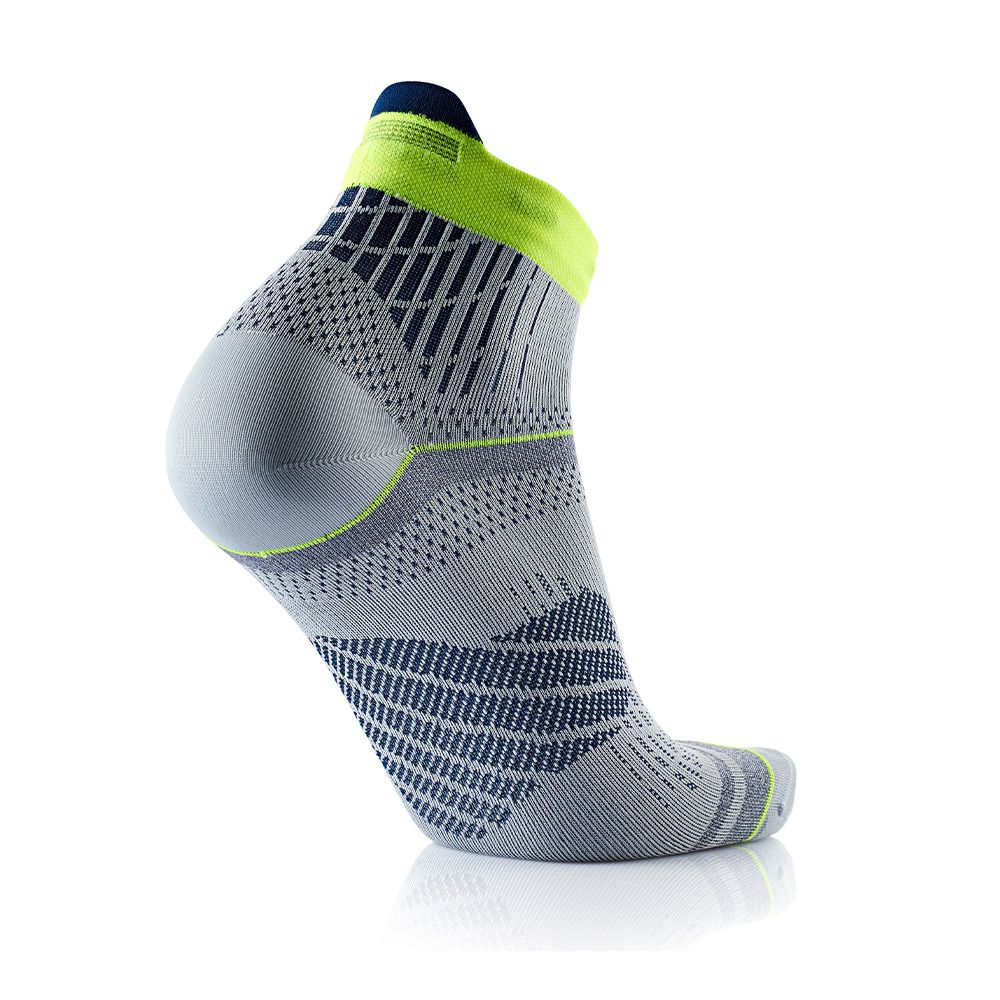 Sidas RUN FEEL - Chaussettes gris/jaune