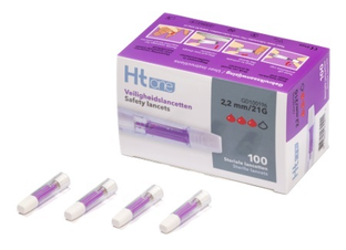 Ht One Veiligheidslancet 2,2mm 100ST