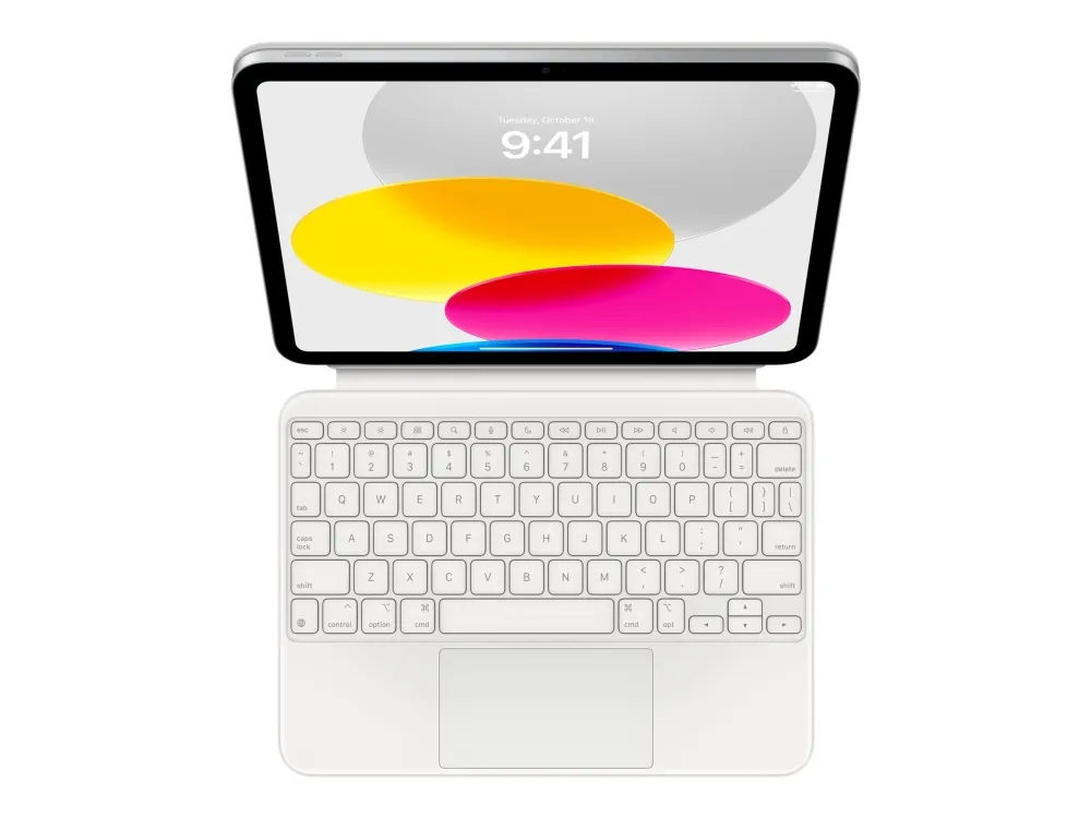 Apple Magic Keyboard Folio - Tastatur og folio-kasse - med trackpad - Apple Smart connector - QWERTY - Internationalt engelsk - for 10.9-inch iPad (10. generation); iPad A16 Wi-Fi, A16 Wi-Fi   Cellular