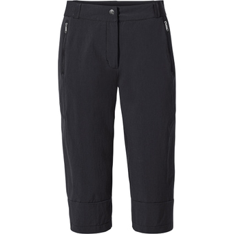 Vaude Farley Stretch Capri III 3/4 Hose Black Damen