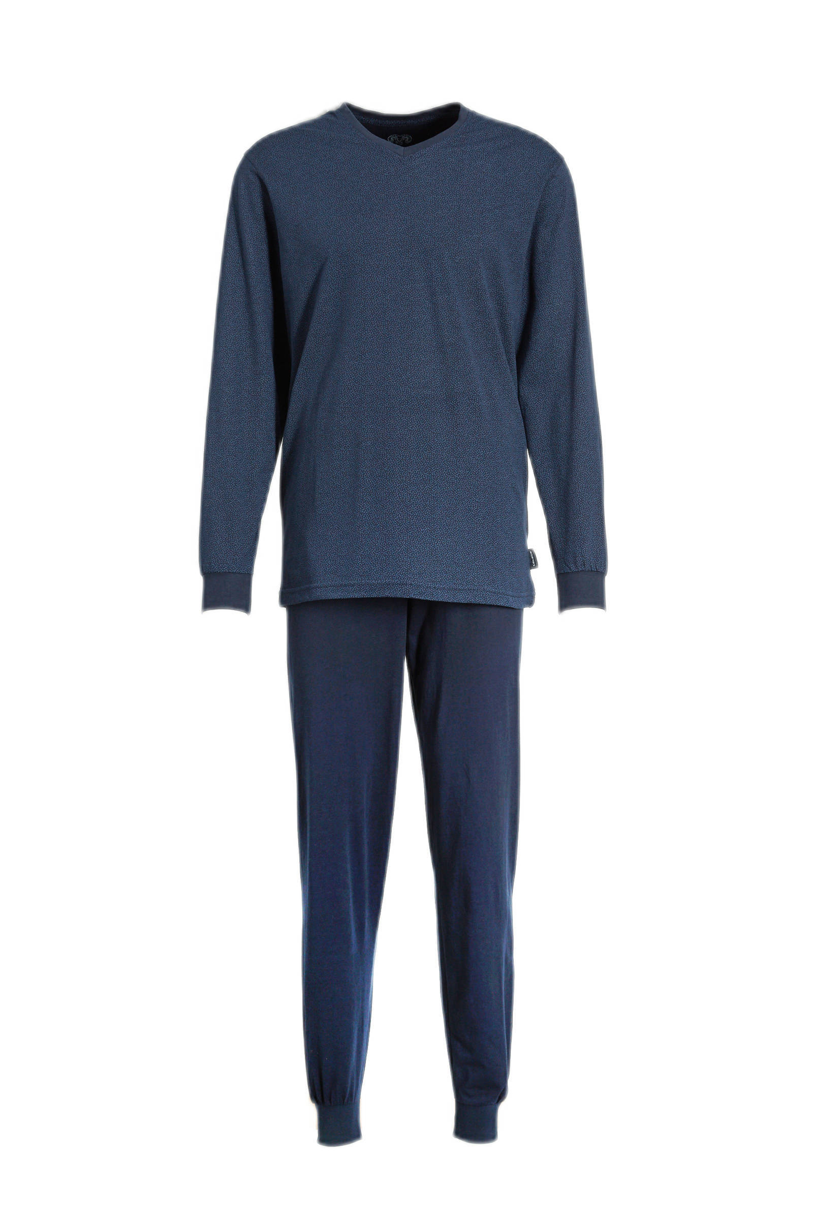Ceceba +size pyjama blauw/donkerblauw