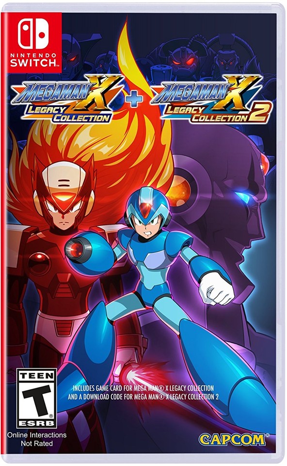 Mega Man X Legacy Collection 1 + 2 Nintendo Switch Game (#)- Nintendo Switch