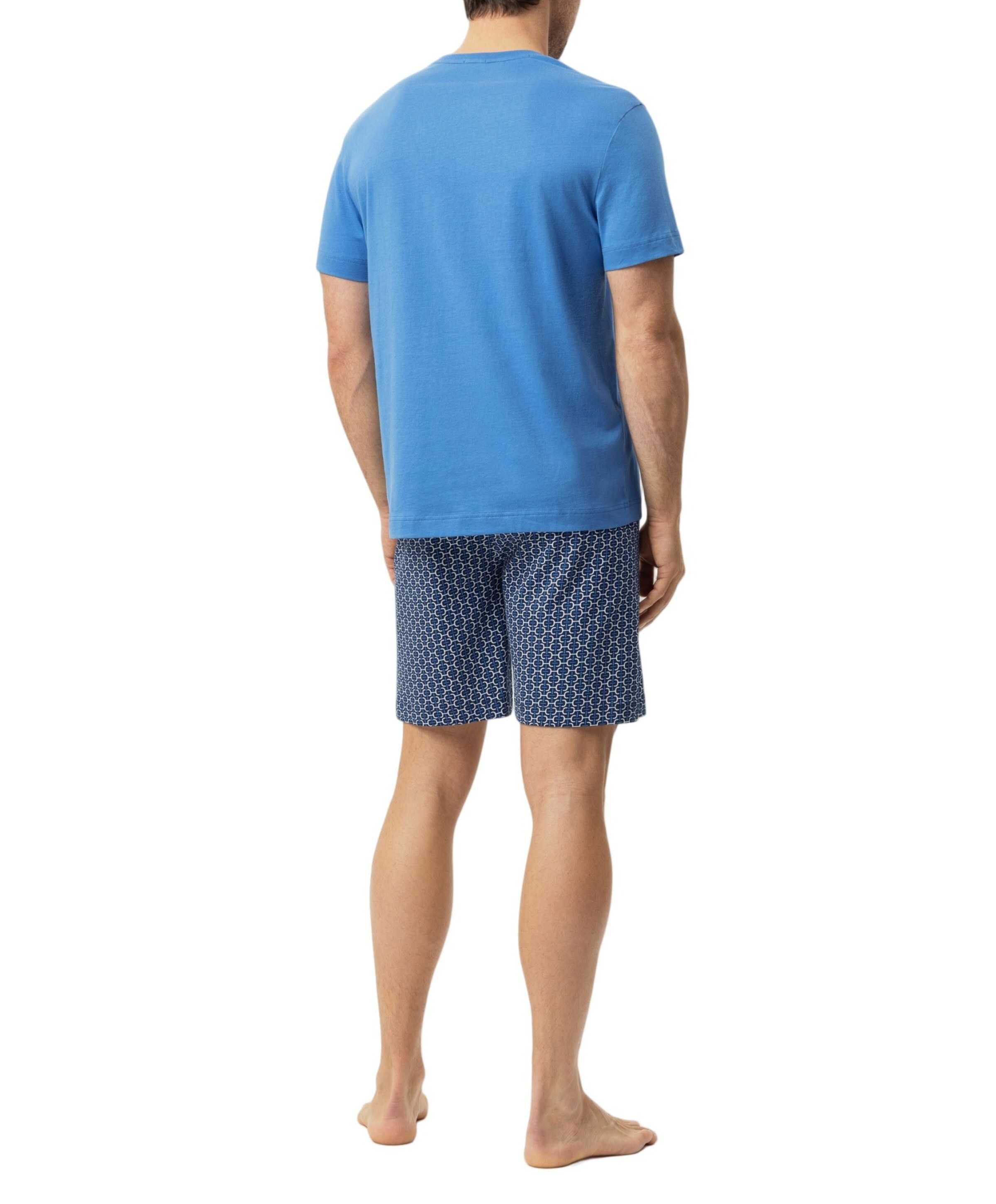 Mey Heren pyjamaset blauw