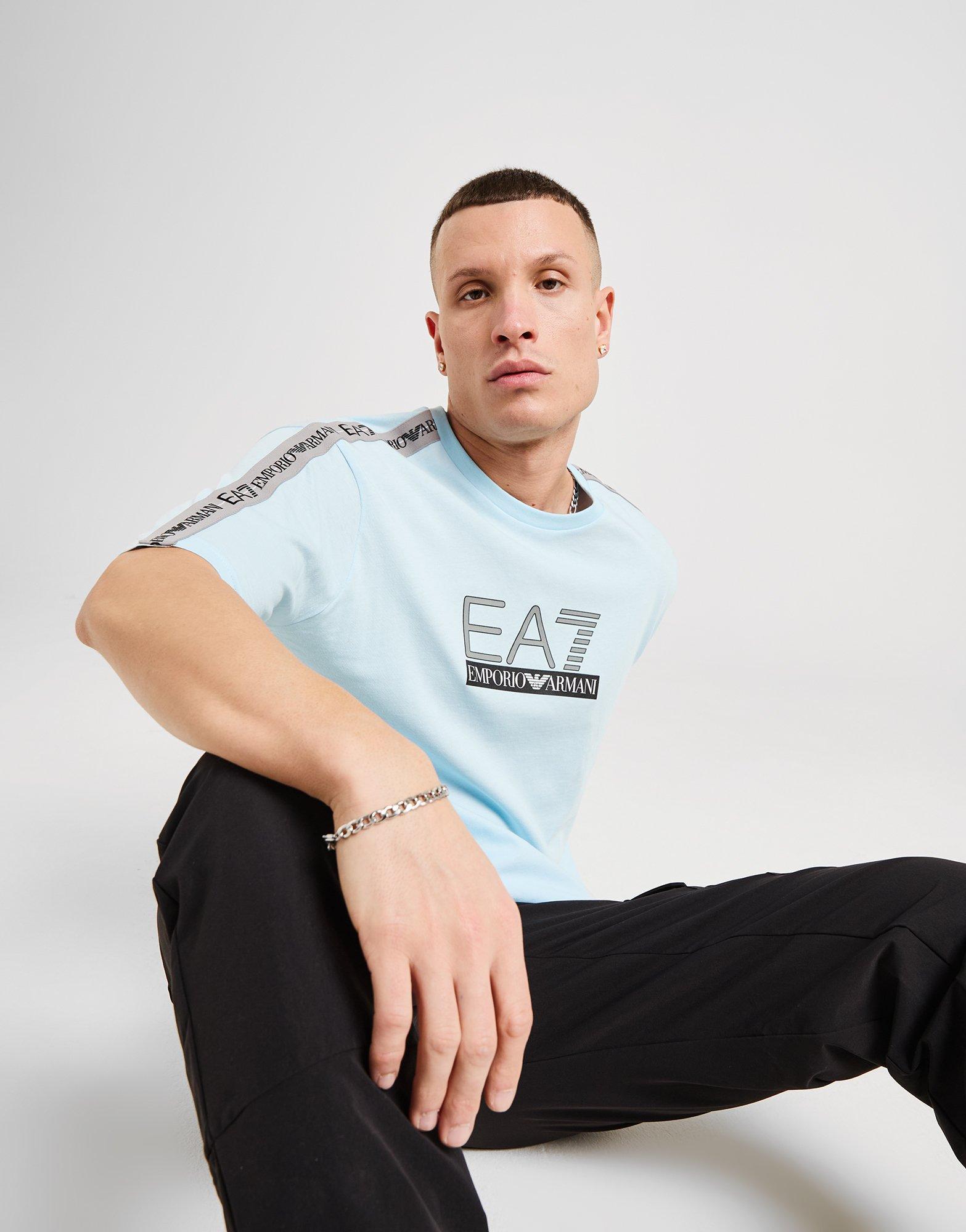 EA7 Emporio Armani T-shirt Tape Large Logo Homme