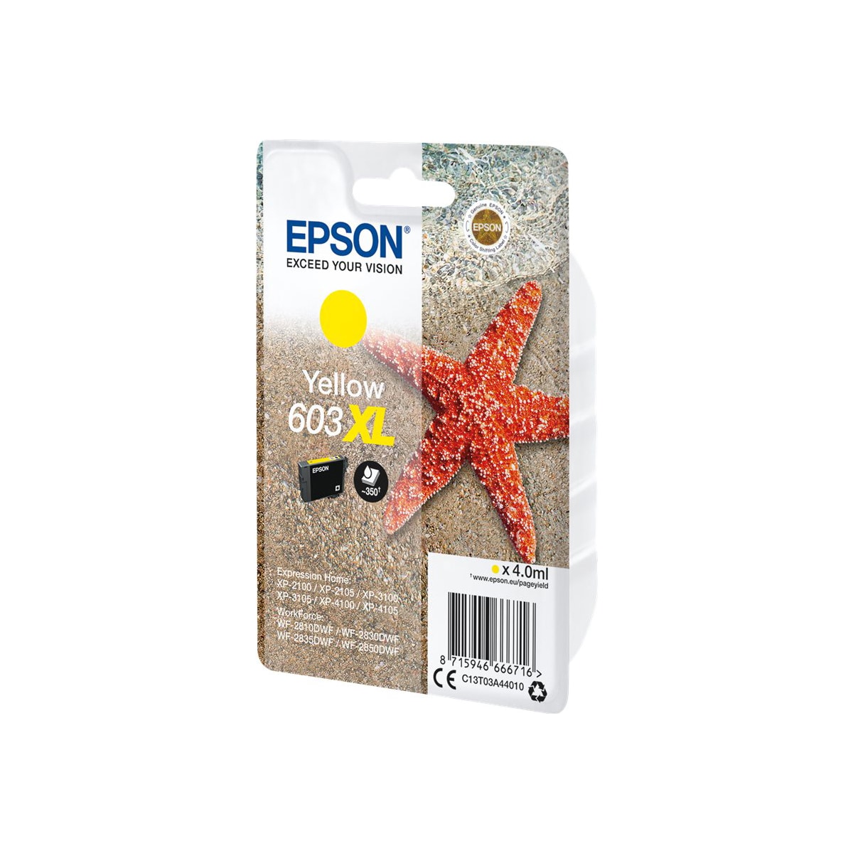 Epson 603 XL gul blekkpatron