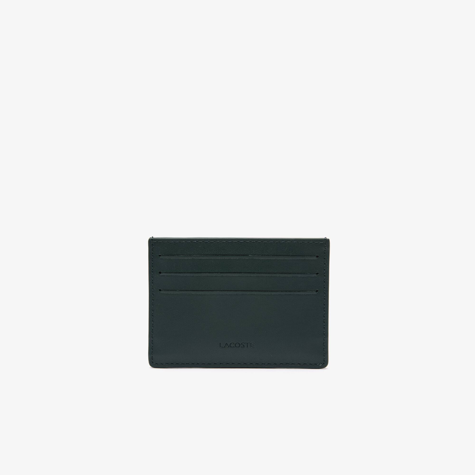 Kartenetui mit Monogramm-Aufdruck Brieftaschen - Grün - Lacoste - Herren